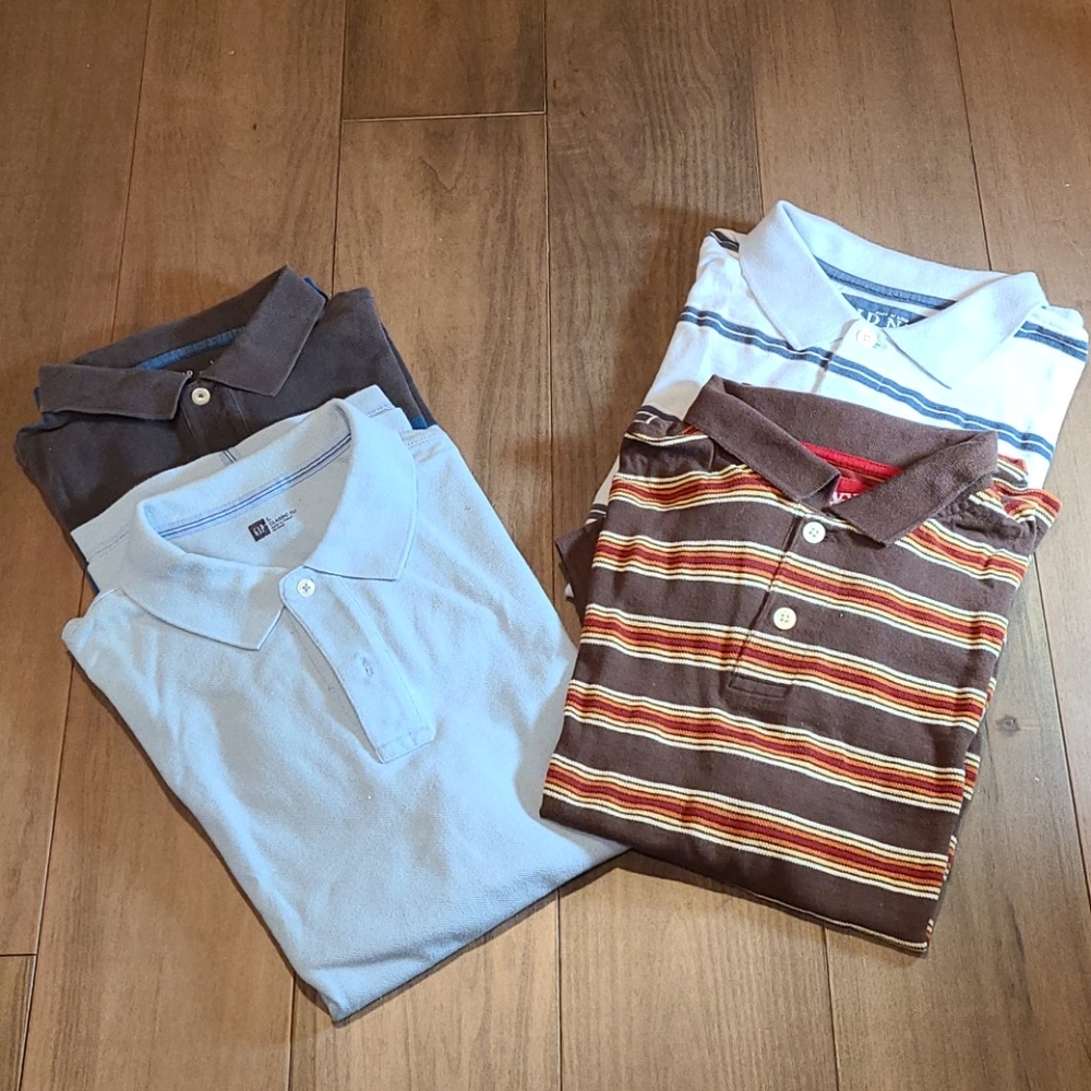 BUNDLE OF POLO SHIRT 2 GAP& 2 OLD NAVY SIZE L